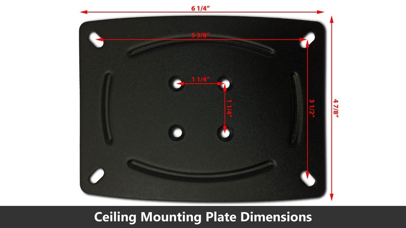 Silver Ticket Products STR-MOUNTSB Silver Ticket Products LCD/DLP Low Profile Universal Projector Mount (3" Low Profile) - Image 5
